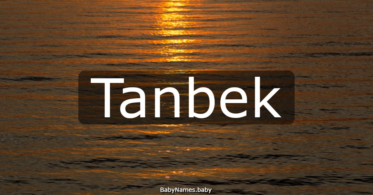 Tanbek
