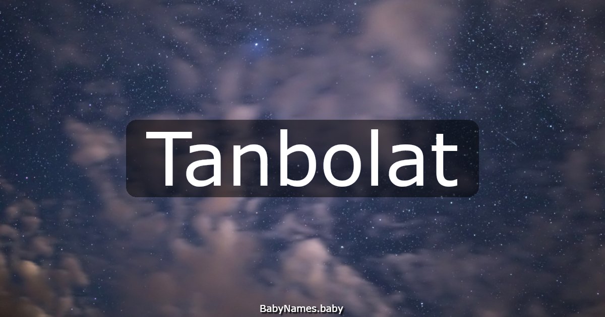 Tanbolat