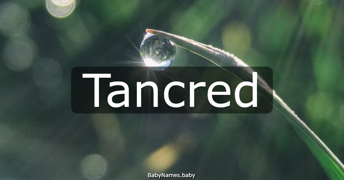 Tancred
