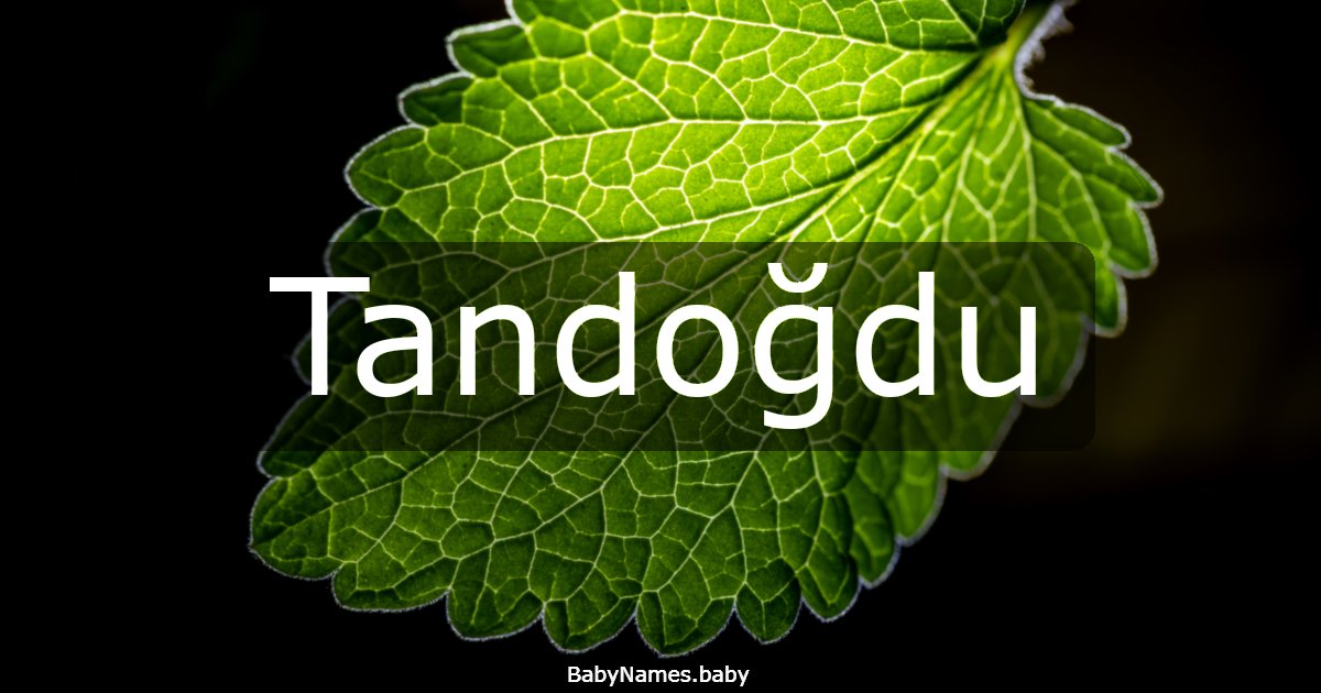Tandoğdu