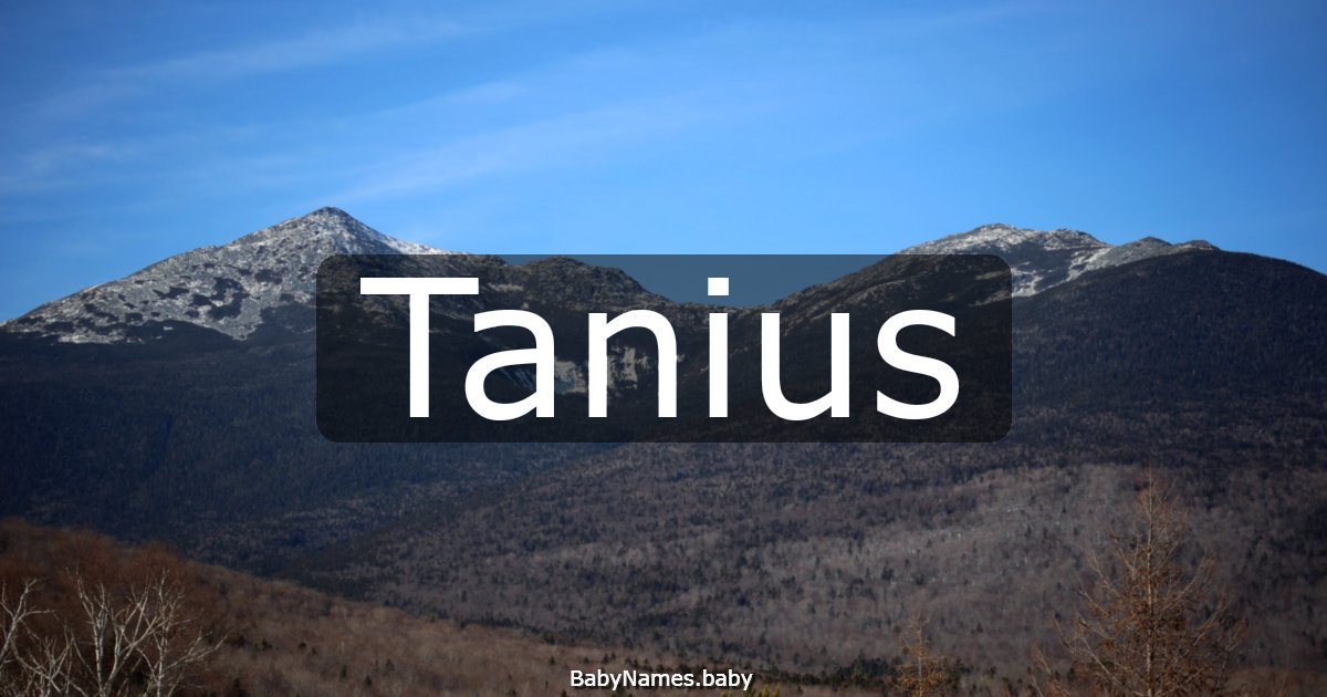 Tanius
