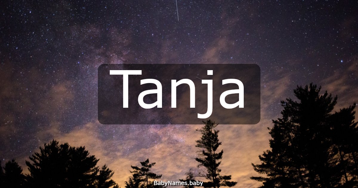 Tanja