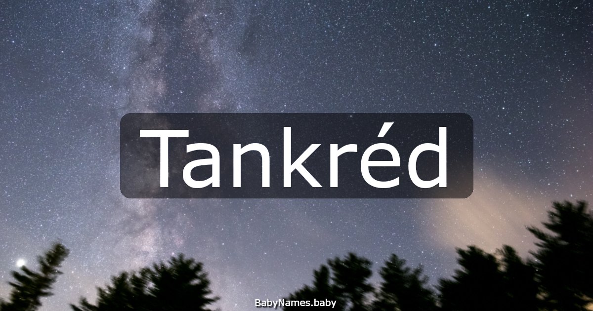 Tankréd