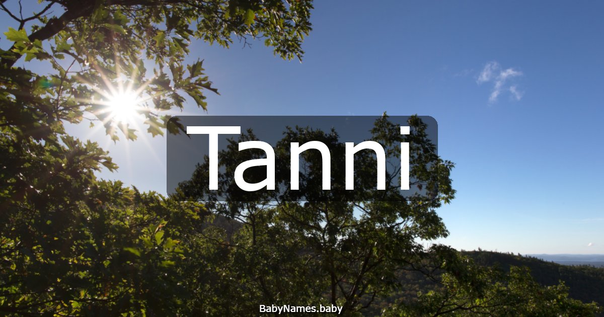 Tanni