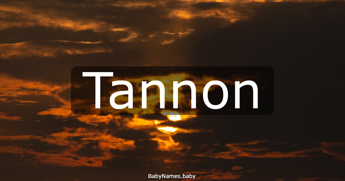 Tannon