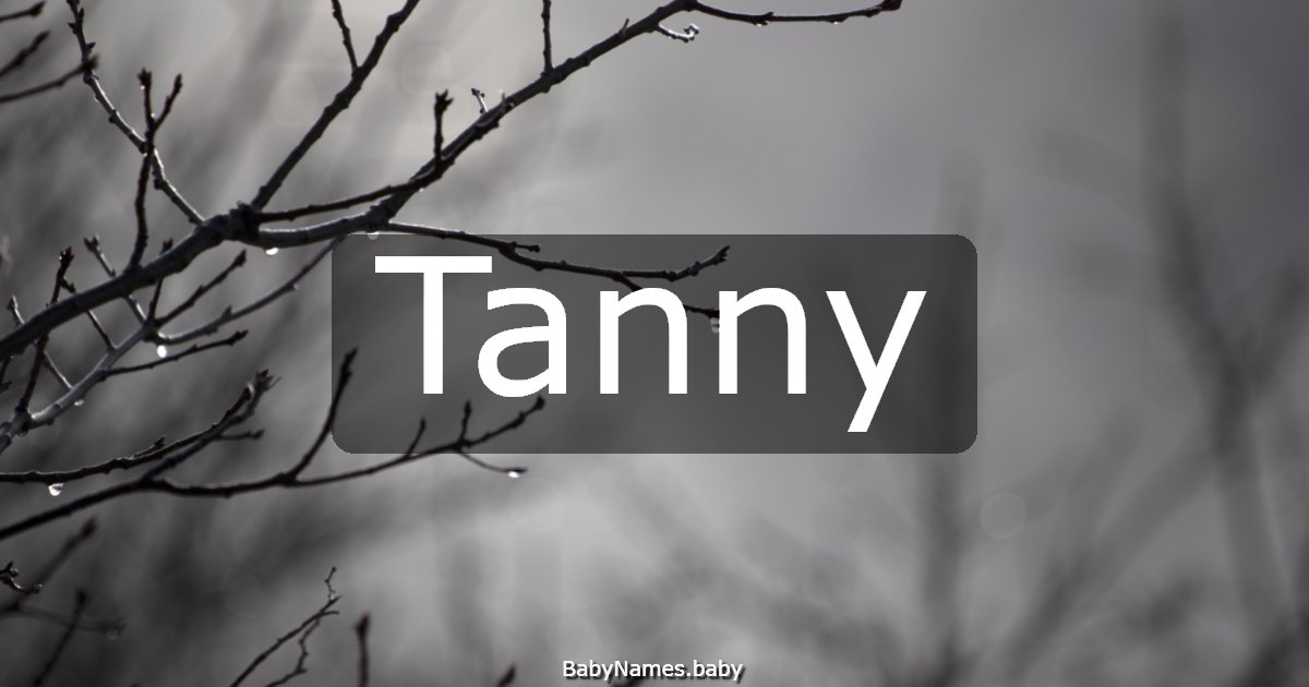 Tanny