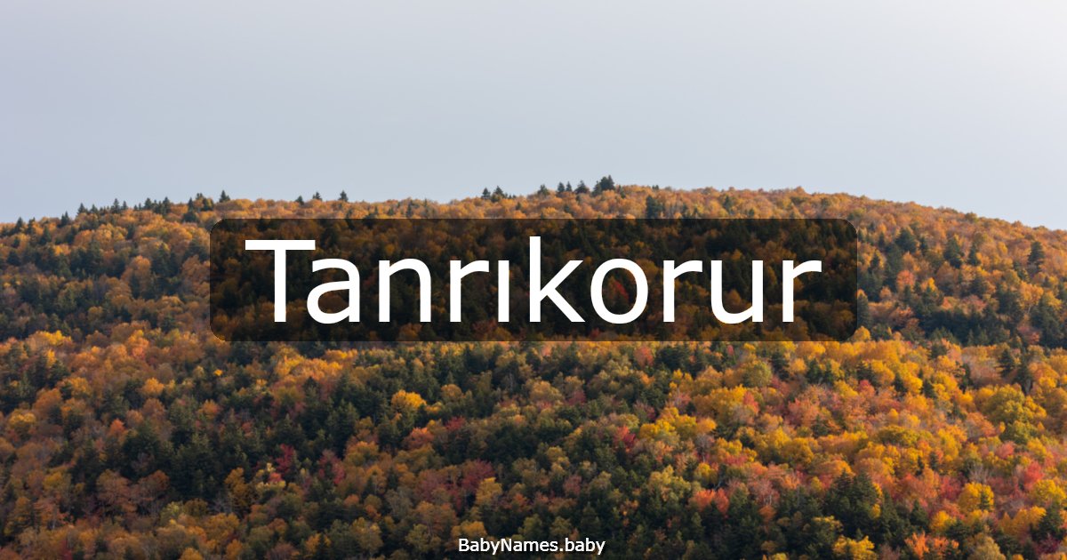 Tanrıkorur