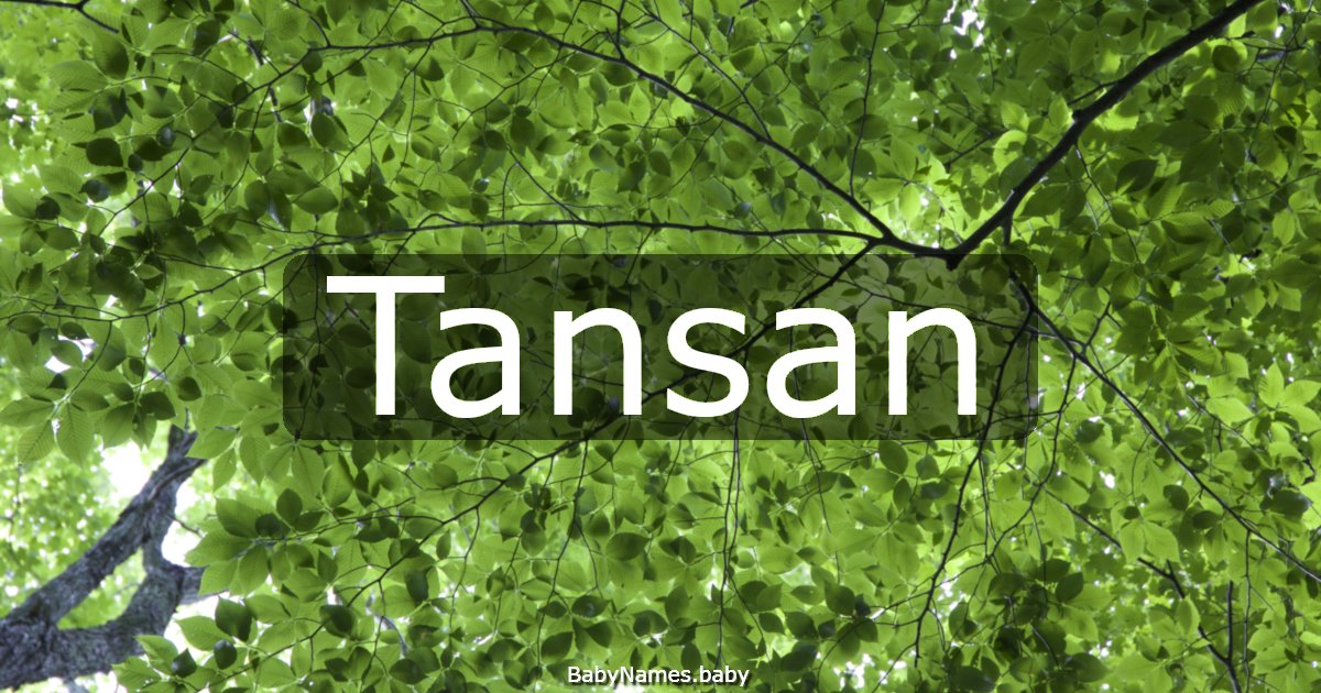 Tansan