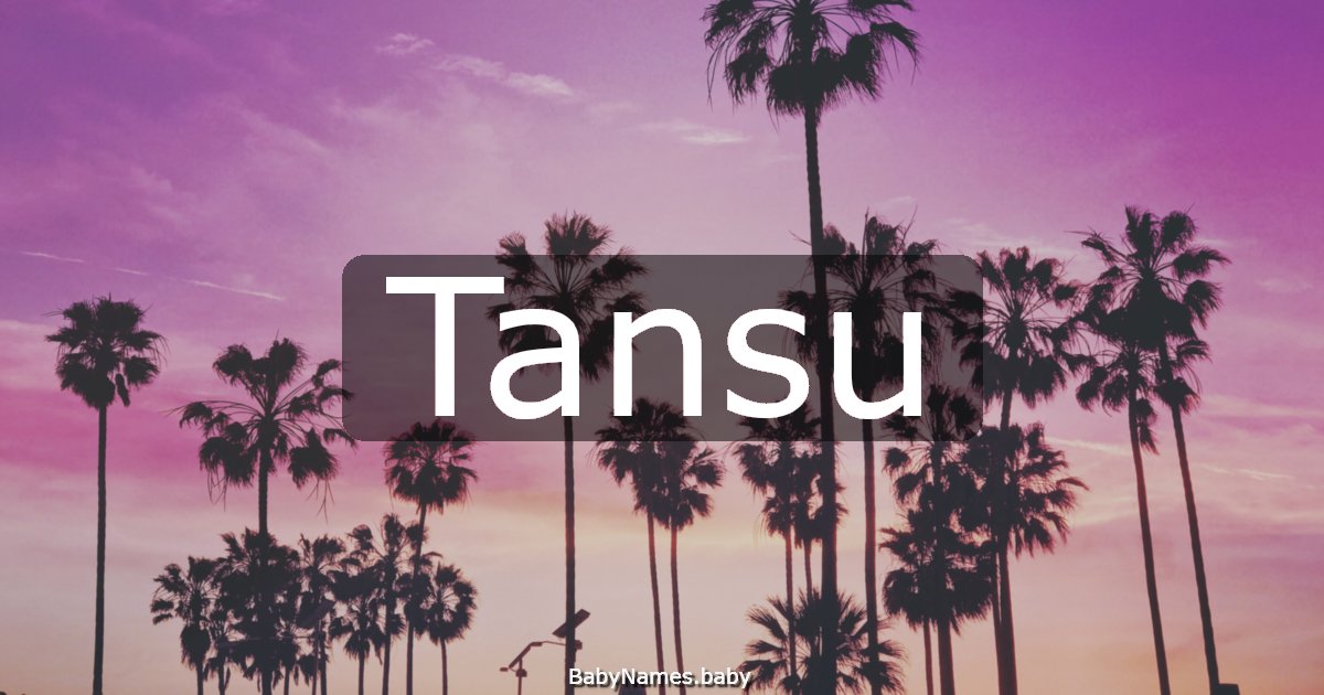 Tansu