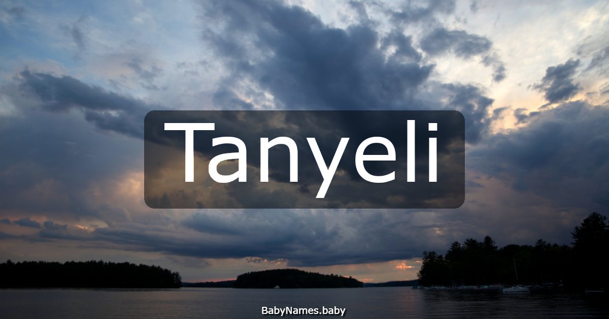 Tanyeli