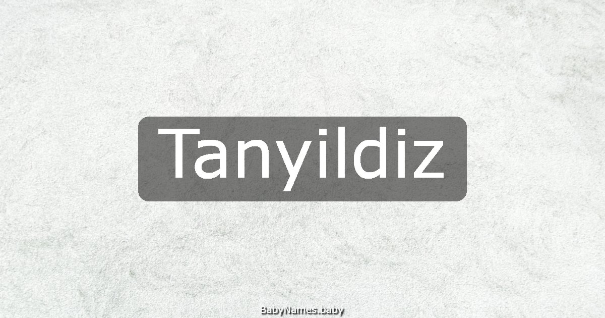Tanyildiz