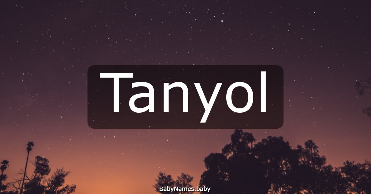 Tanyol