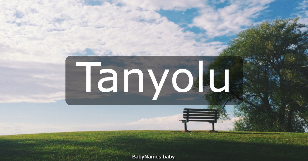 Tanyolu