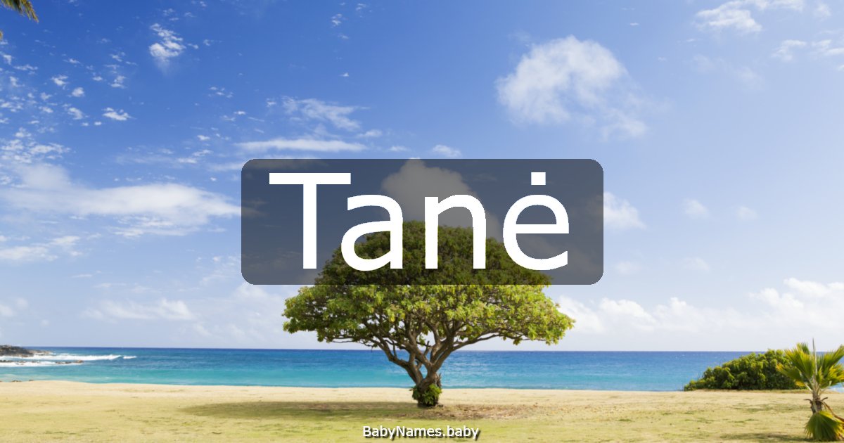 Tanė