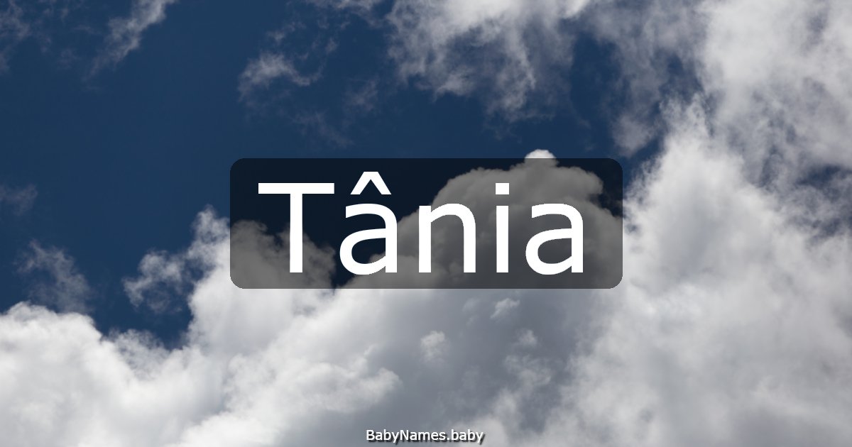Tânia