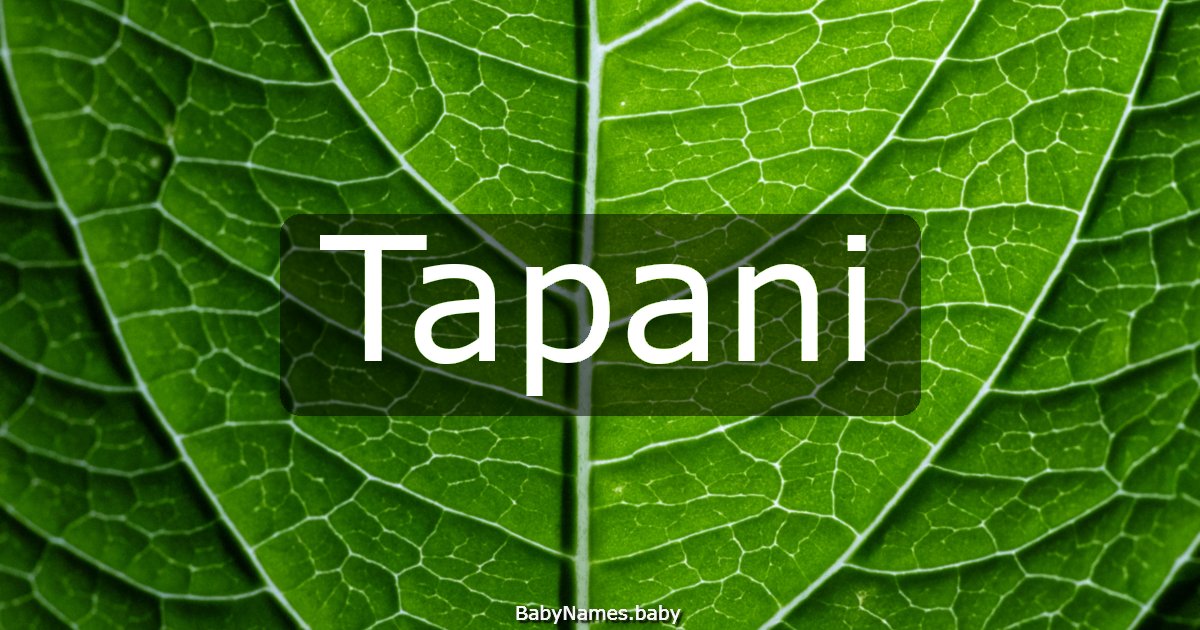 Tapani
