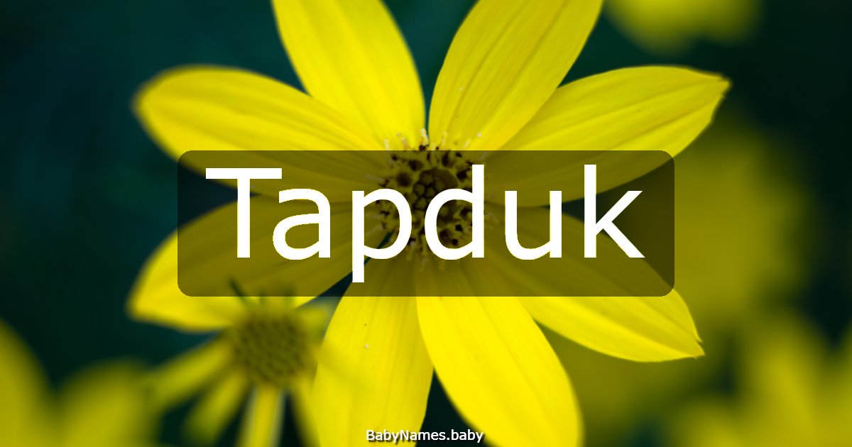 Tapduk