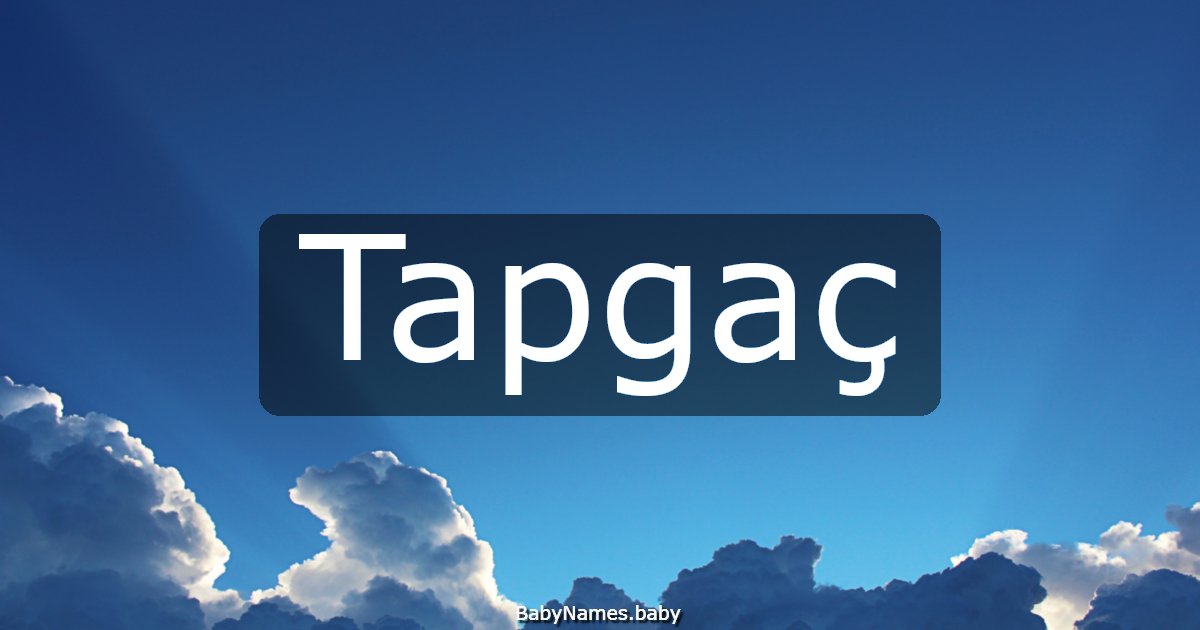 Tapgaç