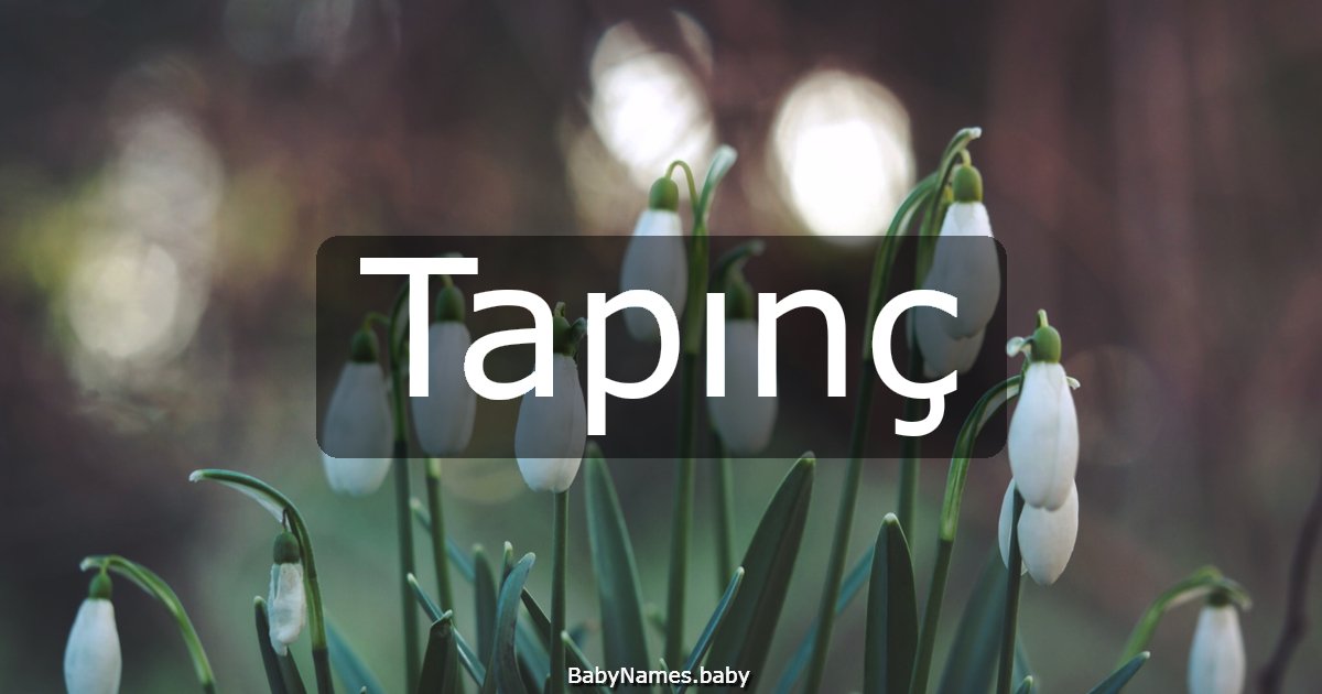 Tapınç