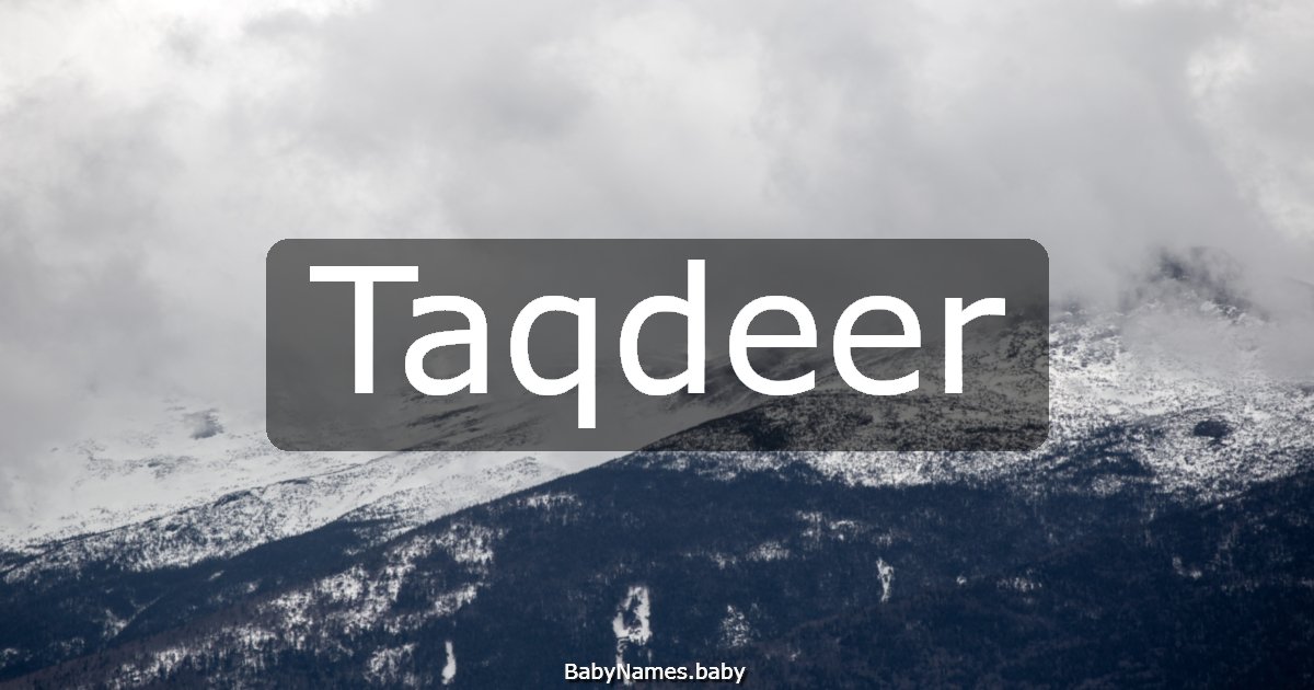 Taqdeer