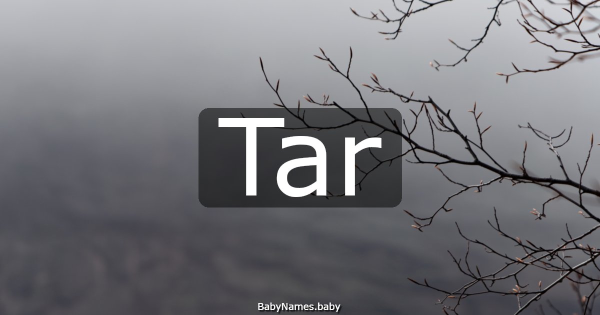 Tar