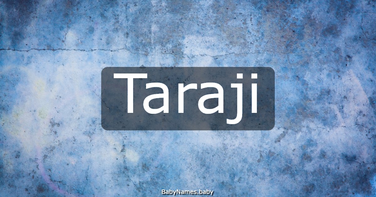 Taraji
