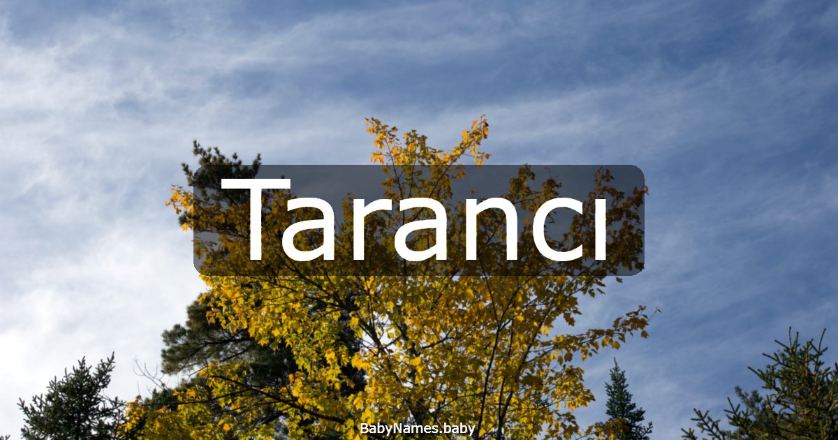 Tarancı