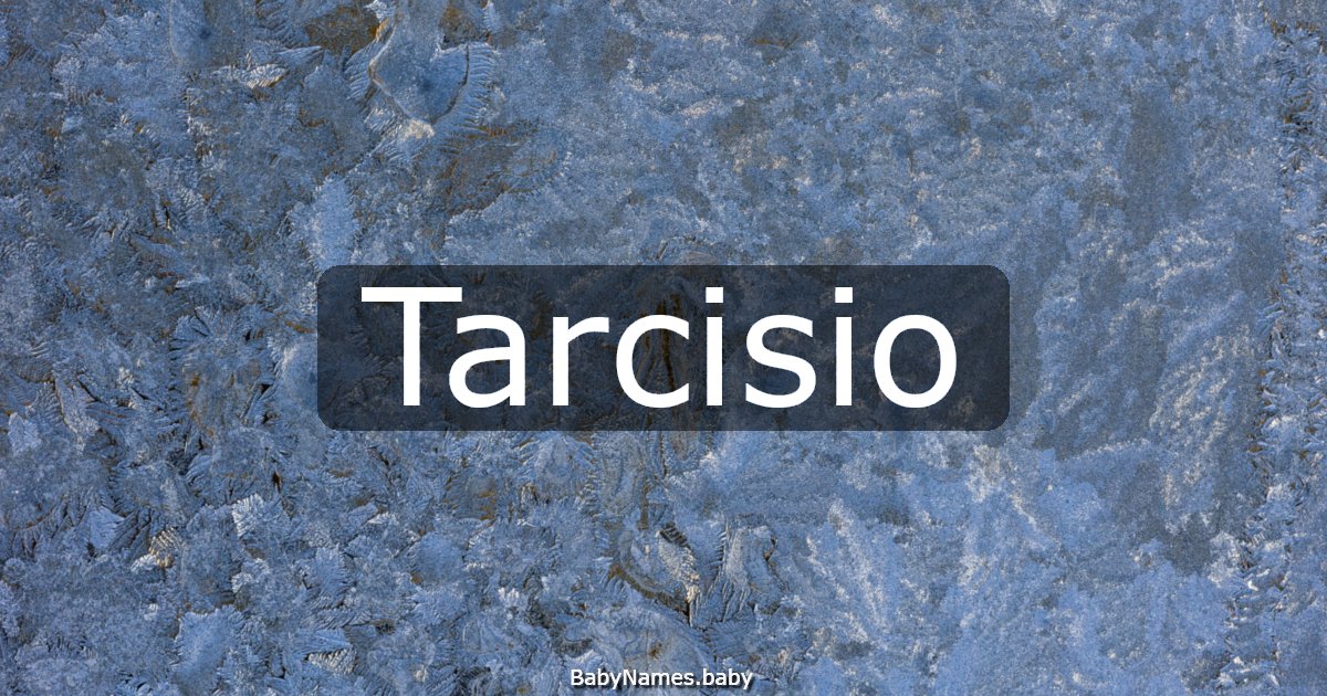 Tarcisio