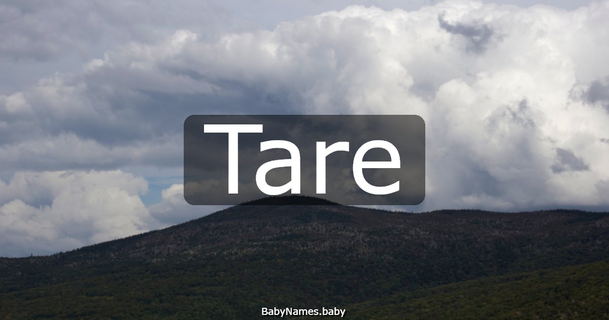 Tare