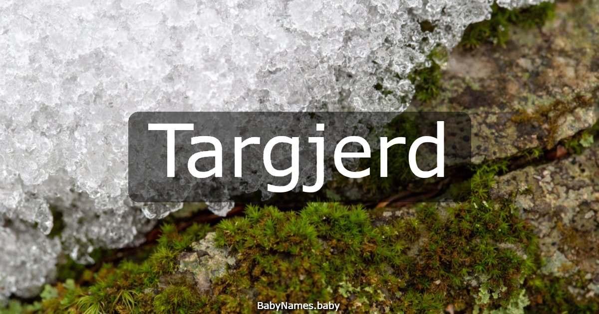 Targjerd
