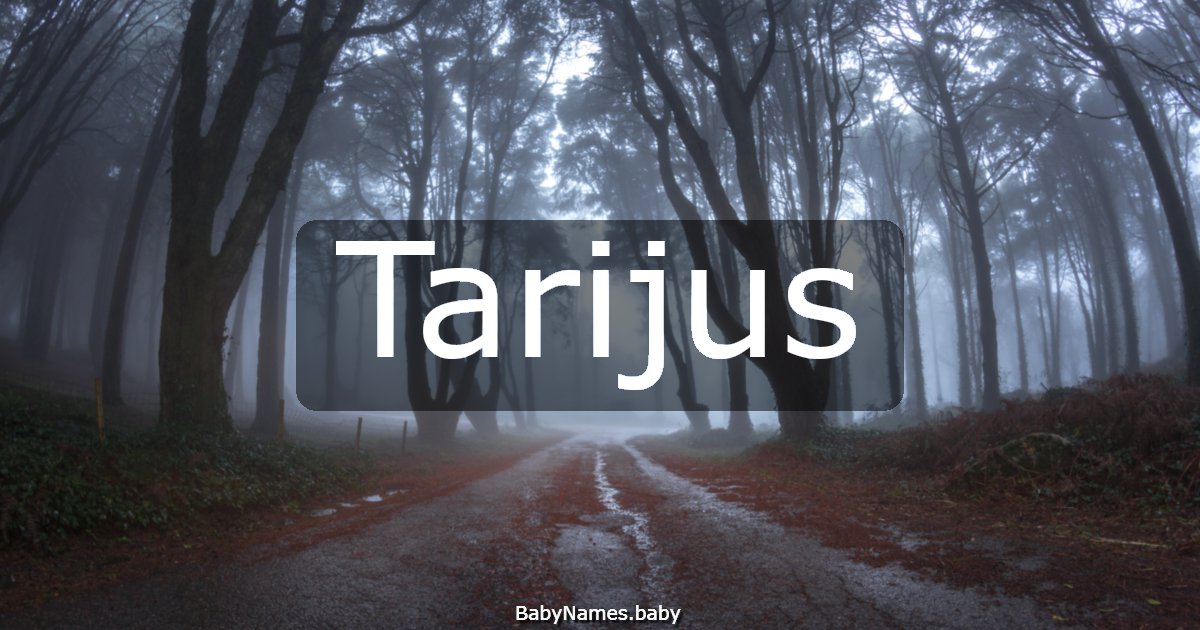 Tarijus