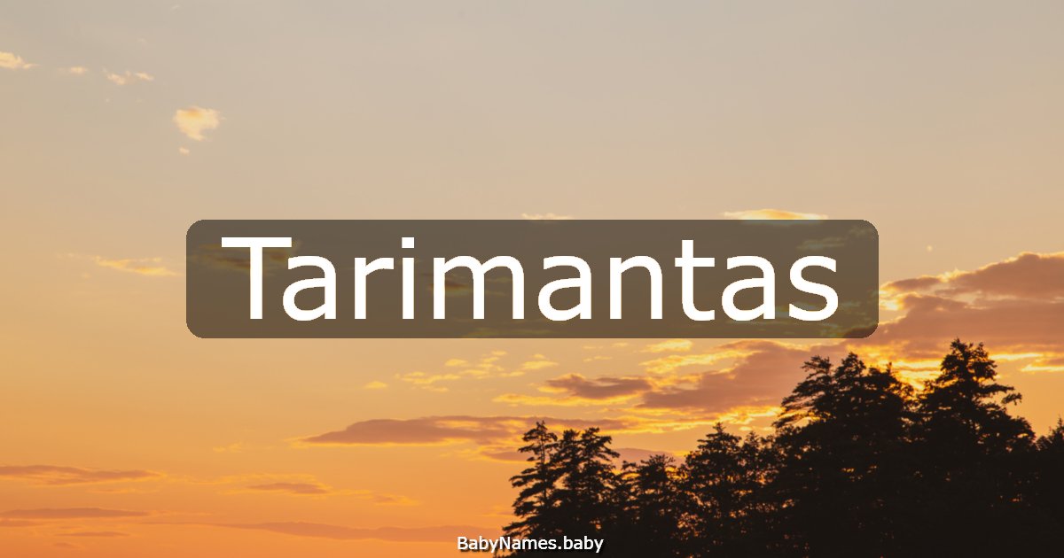 Tarimantas