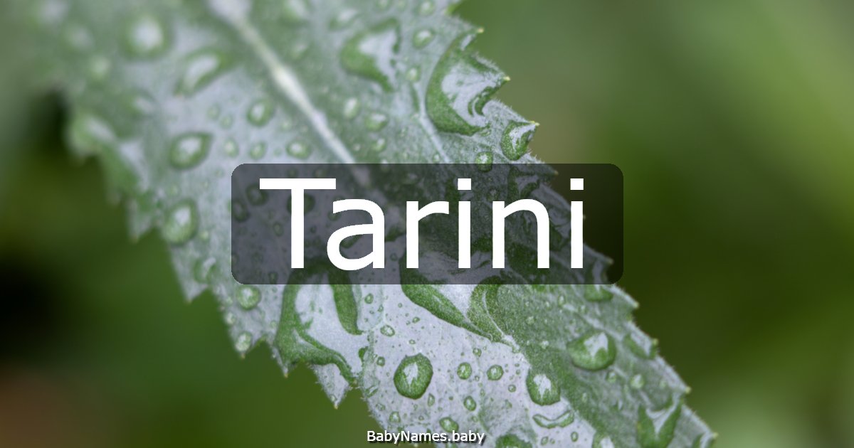 Tarini