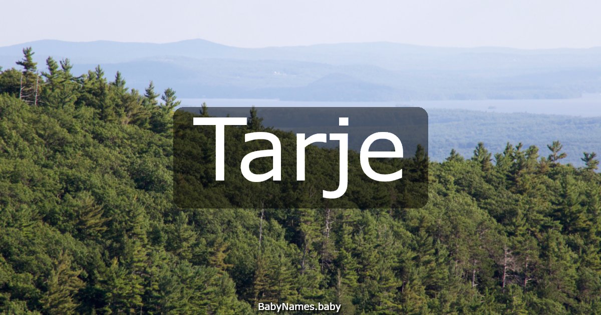 Tarje