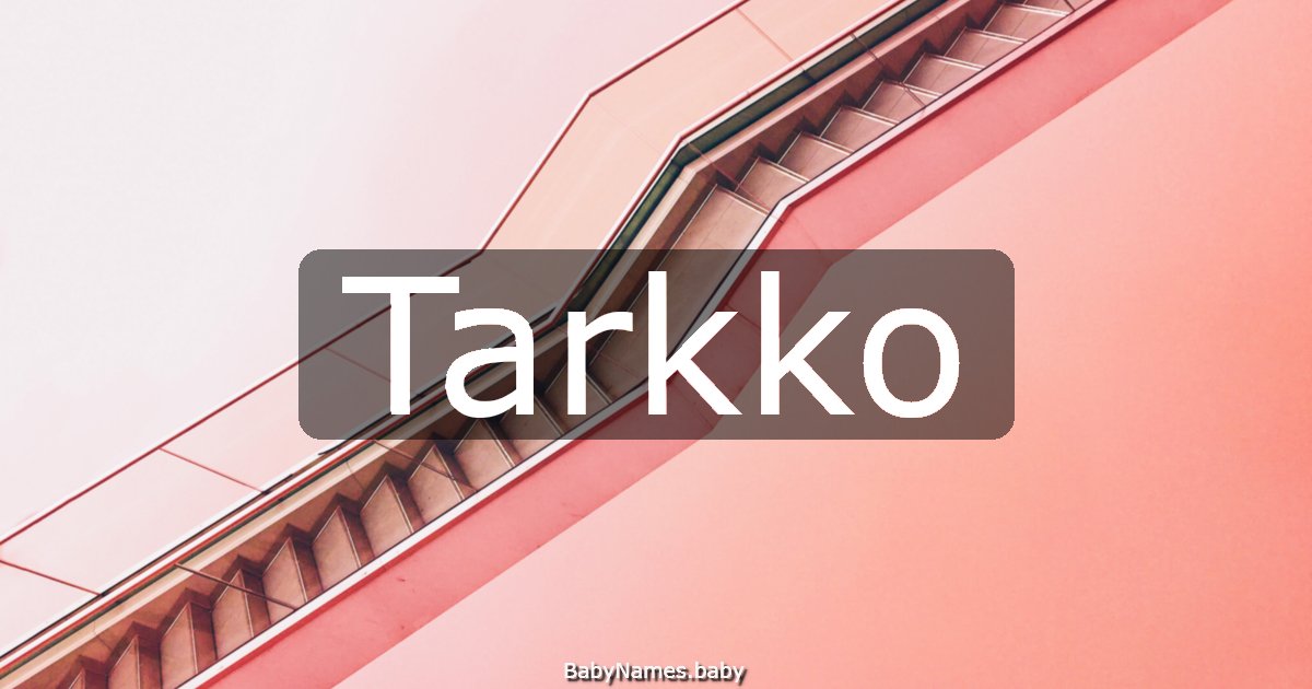 Tarkko