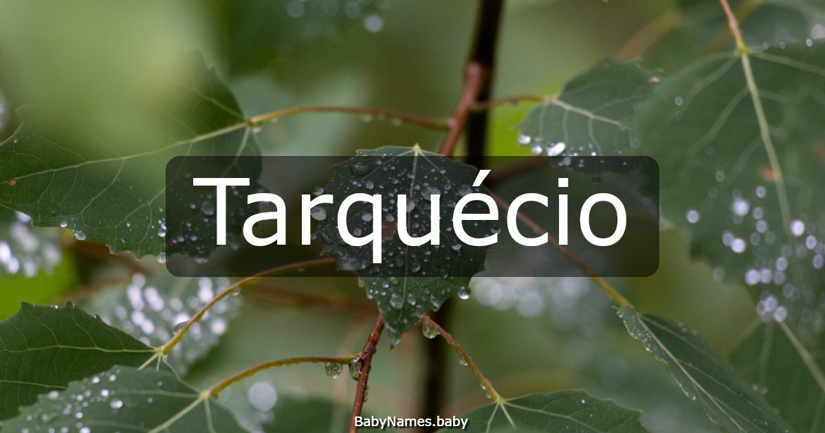 Tarquécio