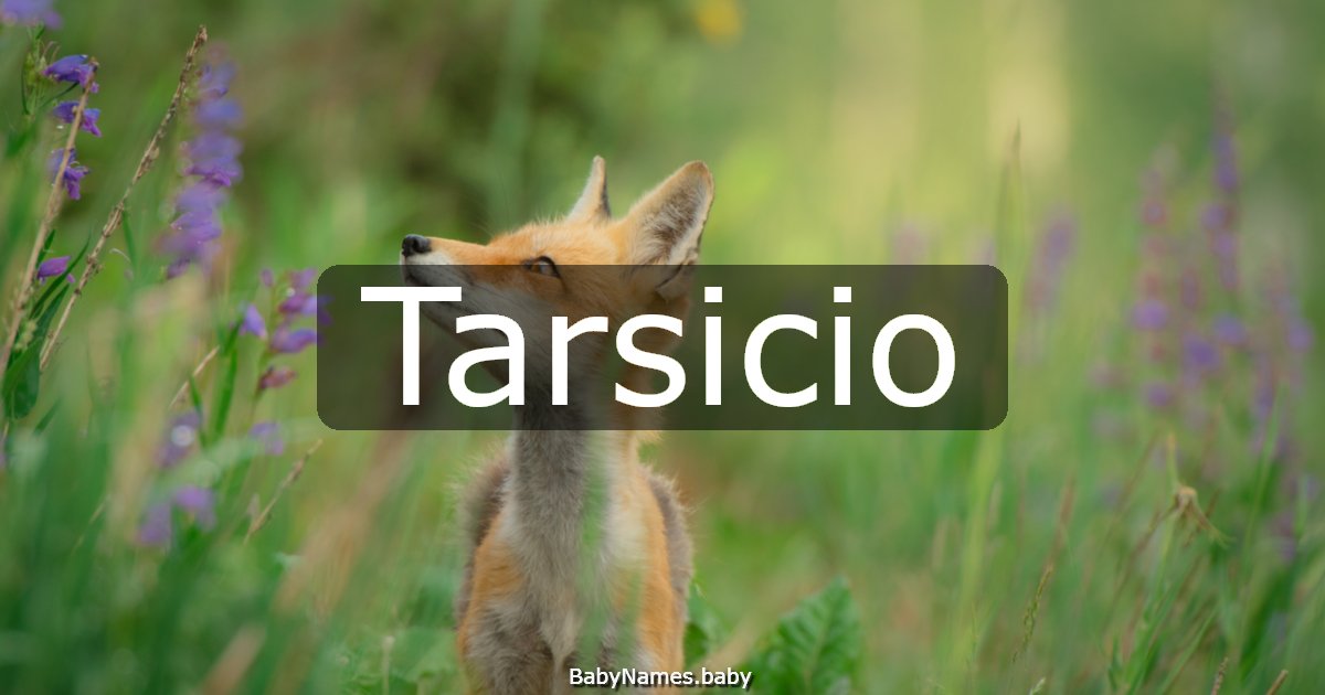 Tarsicio