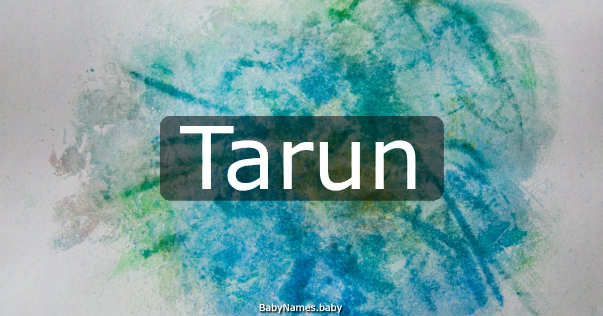 Tarun