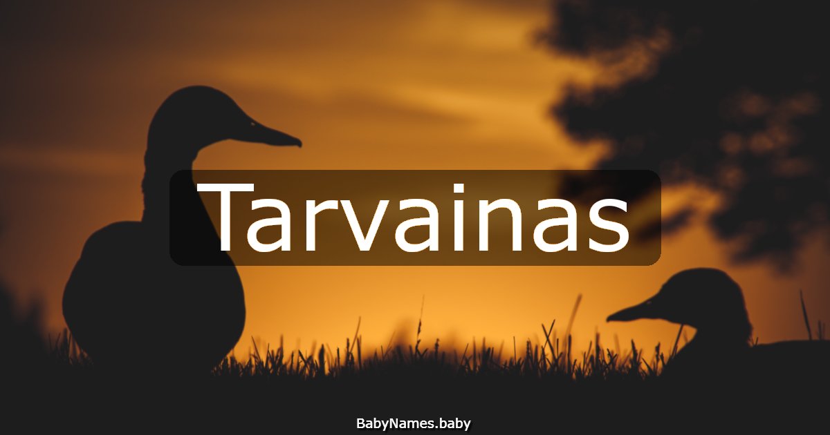 Tarvainas