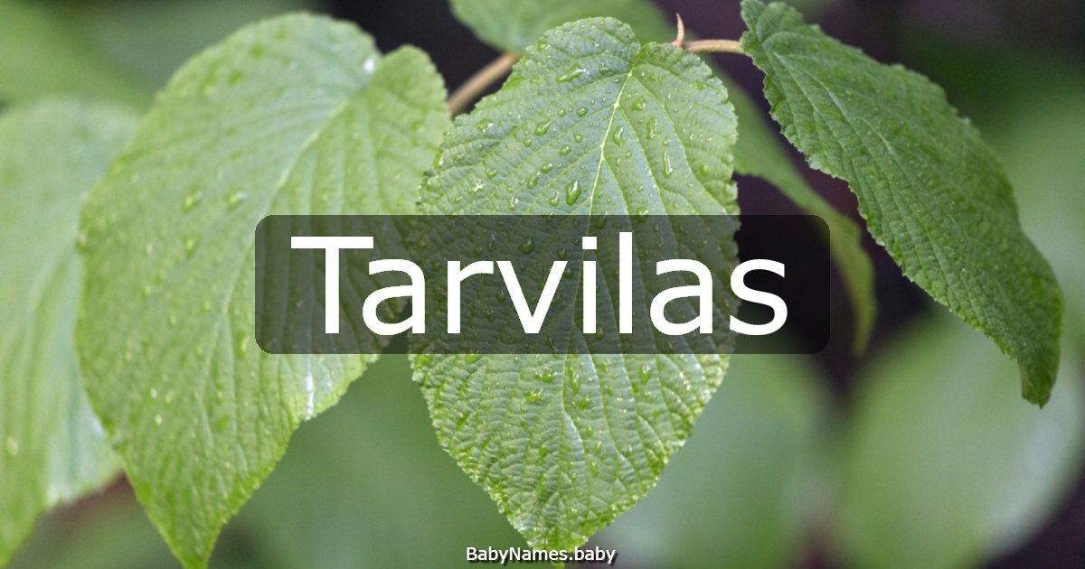 Tarvilas