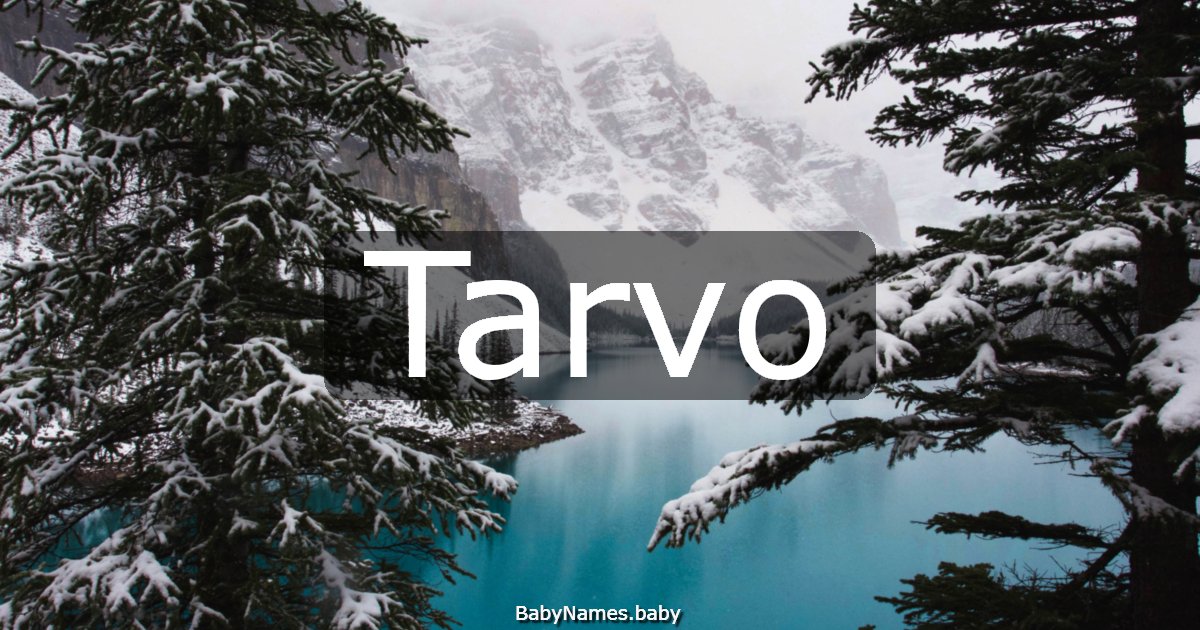Tarvo