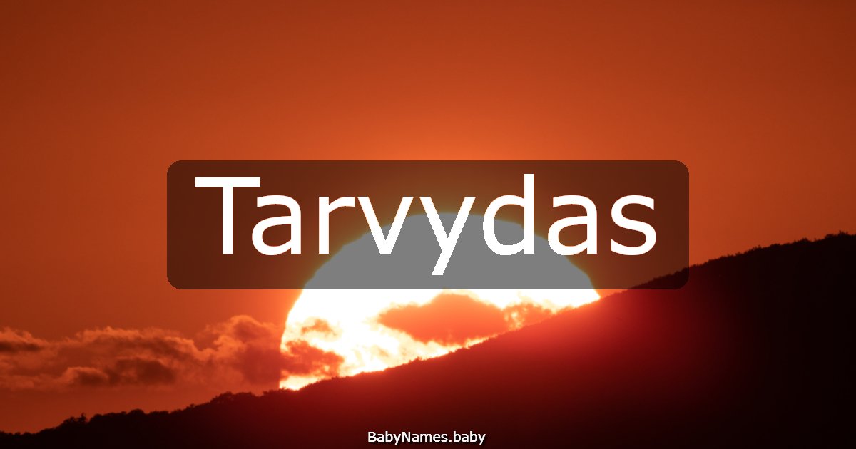 Tarvydas