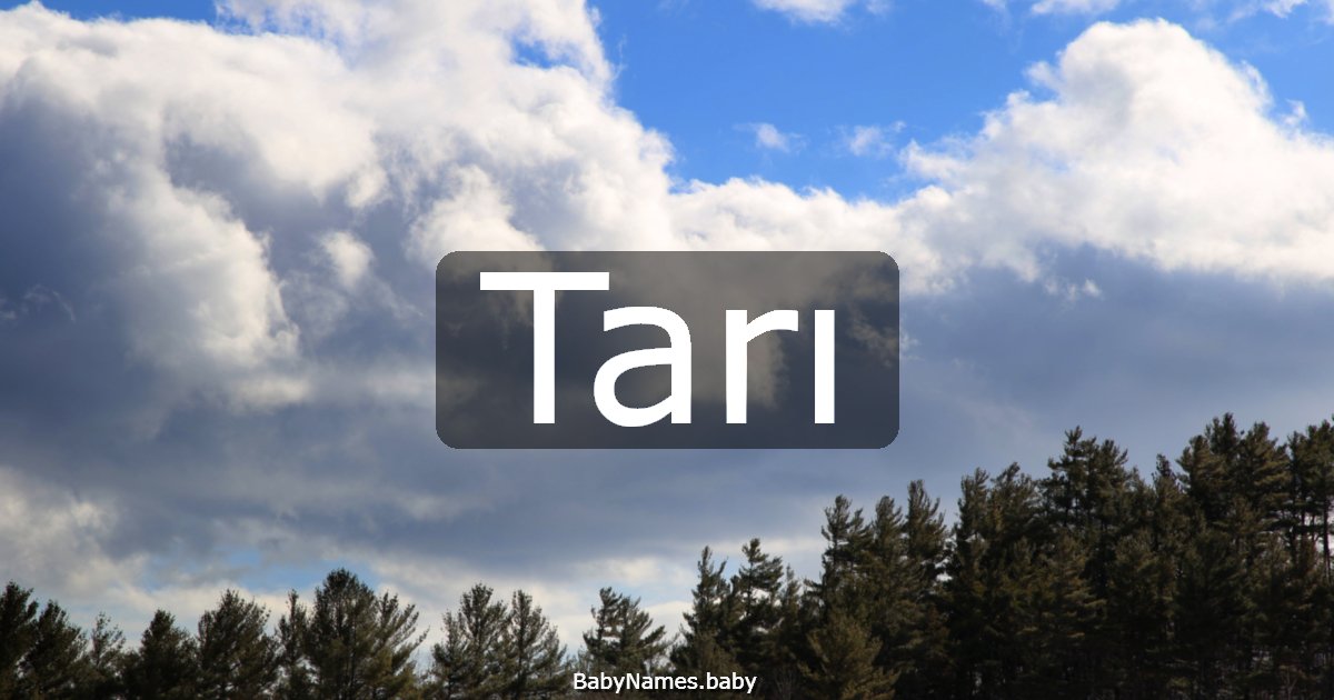 Tarı
