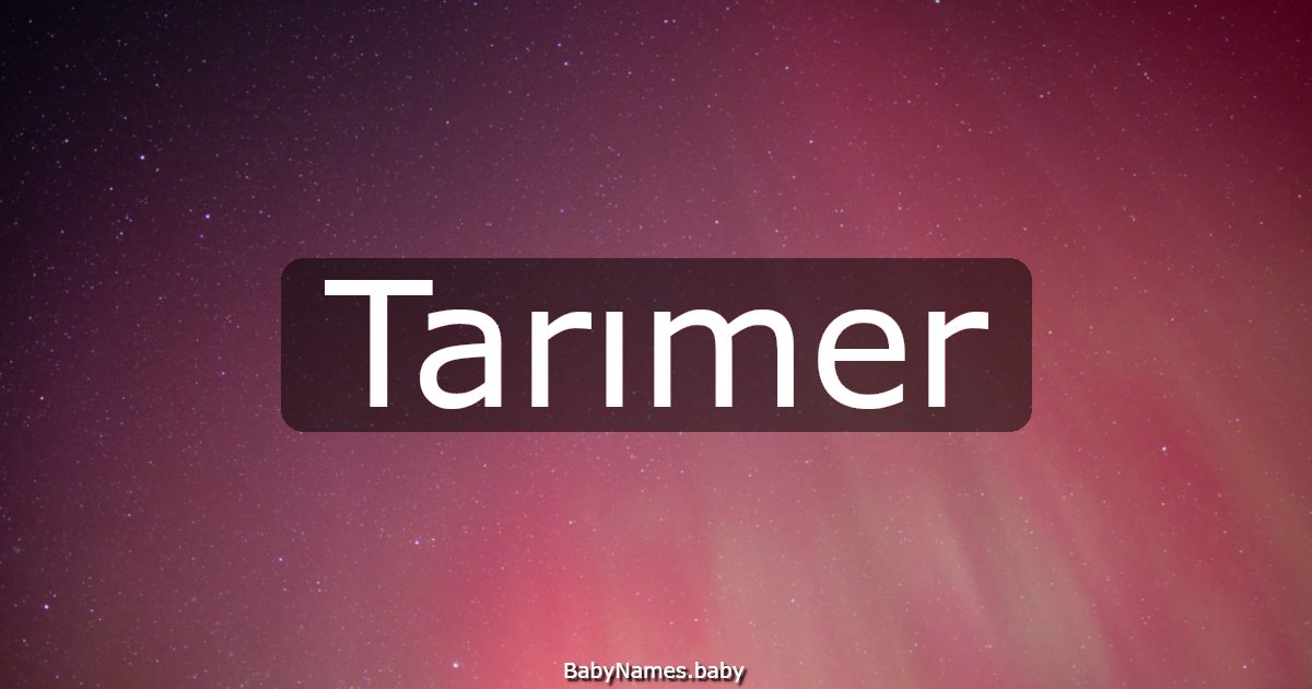 Tarımer