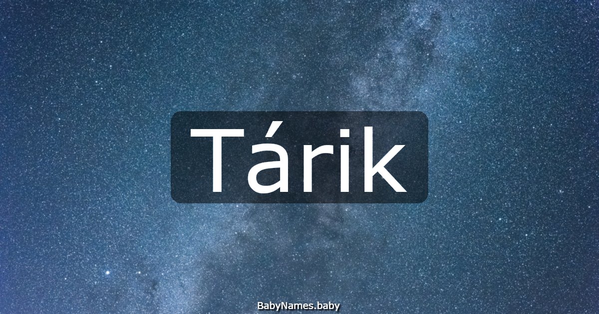 Tárik