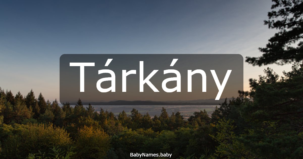 Tárkány