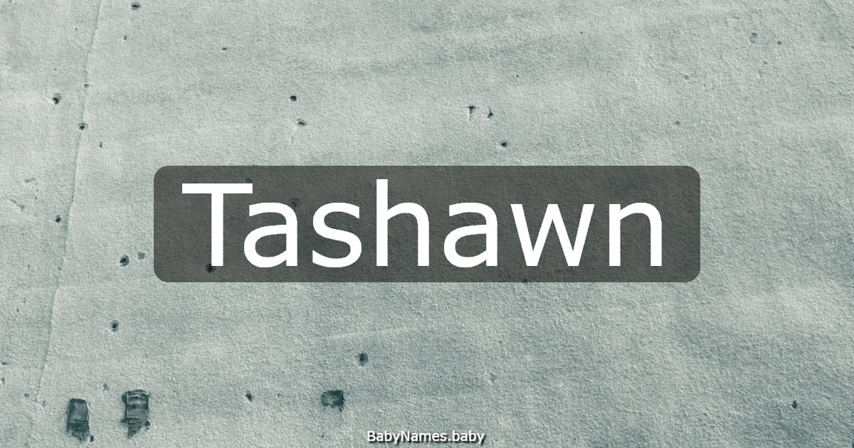 Tashawn
