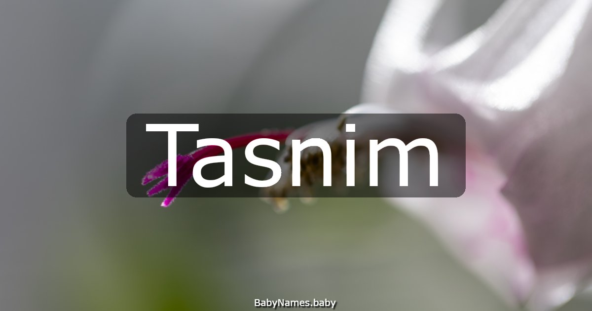 Tasnim