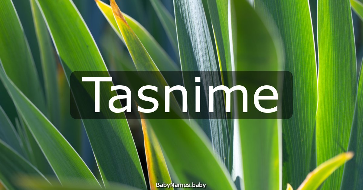 Tasnime