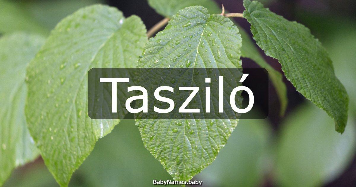 Tasziló